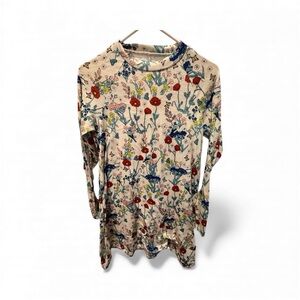 Floral Long Sleeve Women's Blouse